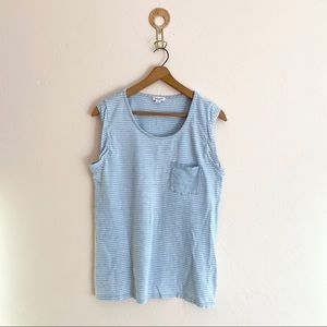 Splendid Cap Sleeve Stripe Top